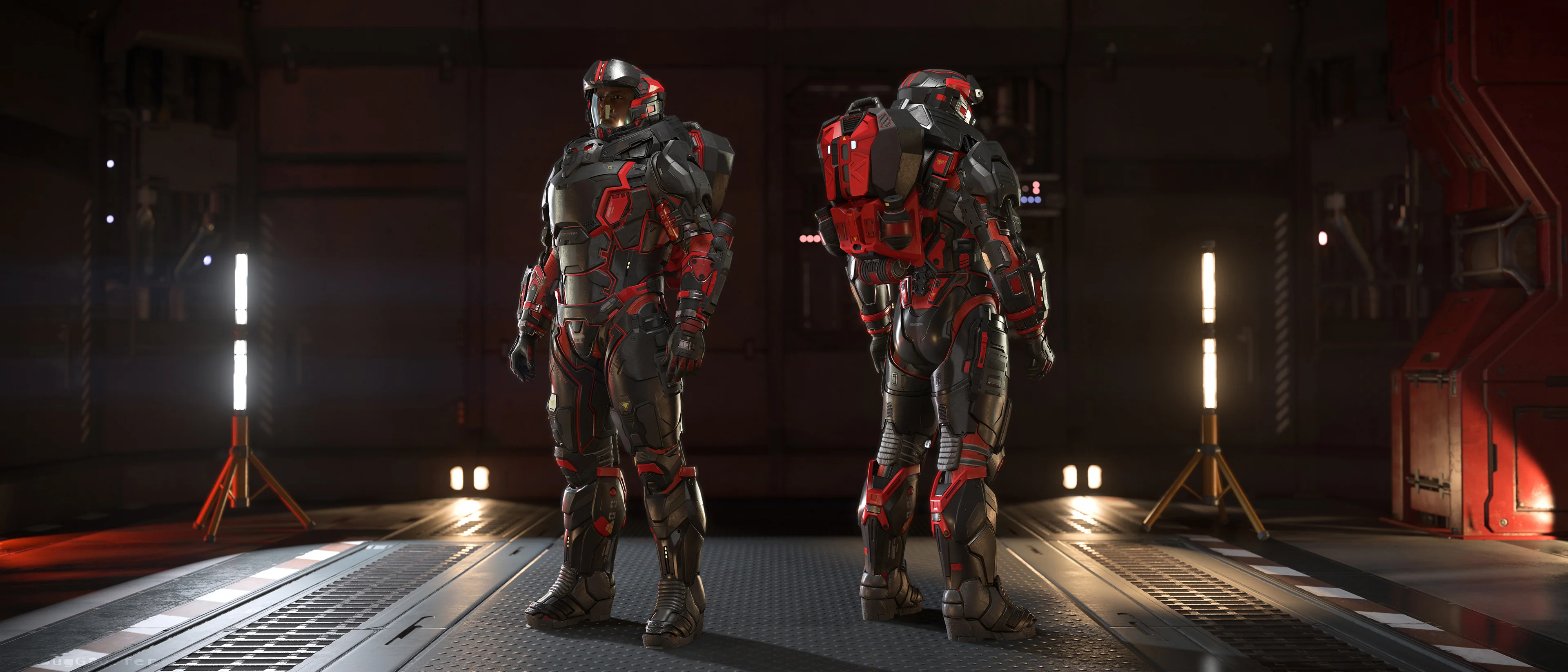 CDS ADP-mk4 "Red Alert" Armor & Shotgun Kit - Image 4