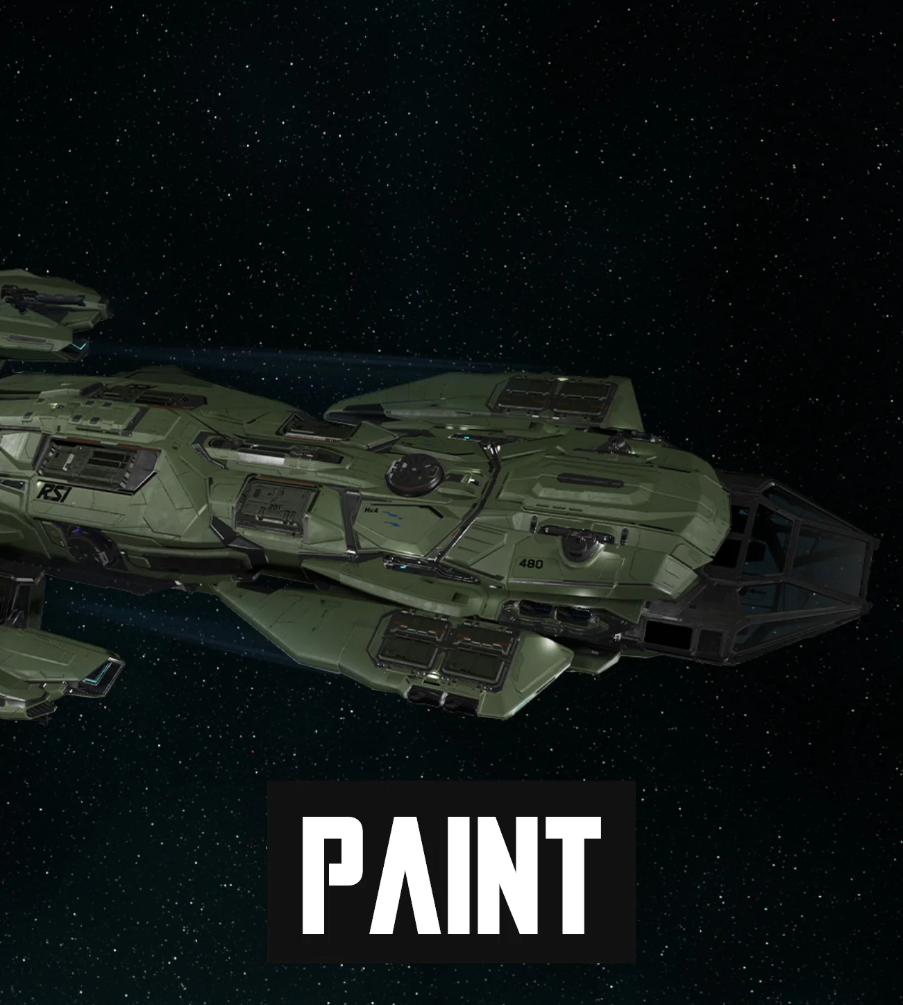 Constellation - Dark Green Paint