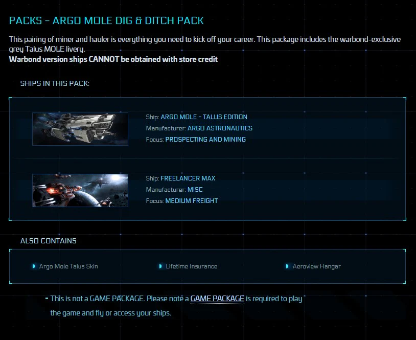 Dig and Ditch Pack LTI - Mole Talus Edition / Freelancer MAX - Image 2