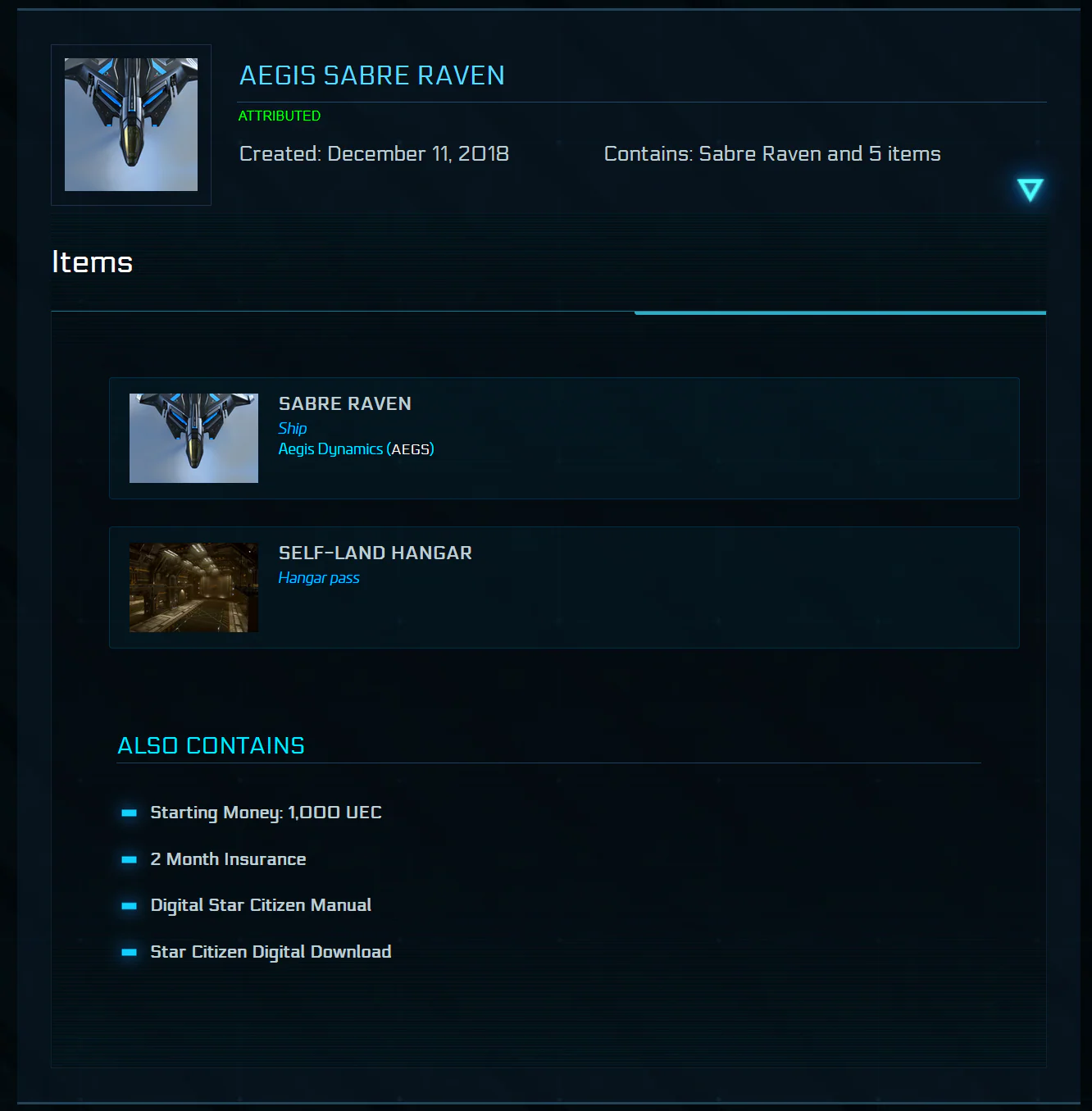Legatus Navium Account - Sabre Raven / 600i Executive / F8C Executive - Image 5
