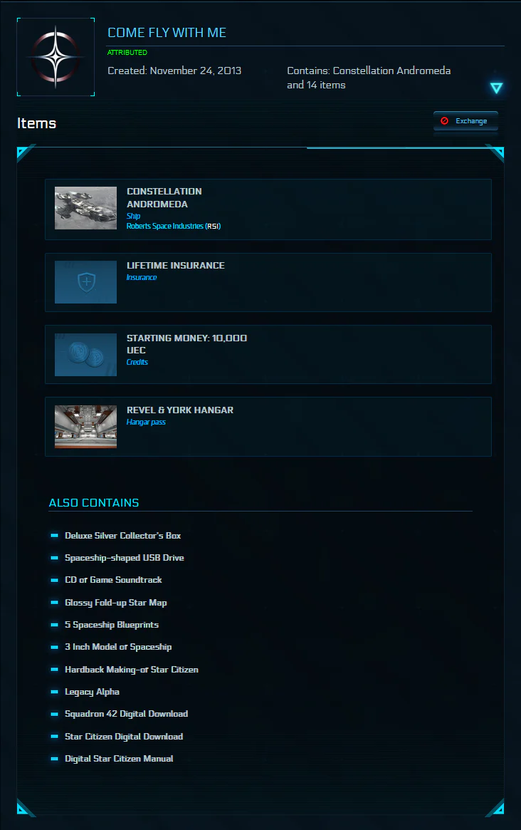 One Of A Kind Account - MMHC / Legatus / Javelin / Original Backer / Come Fly With Me Physical Package - Image 16