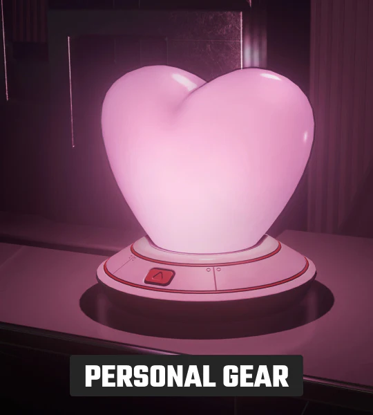 Pink Heart Lamp