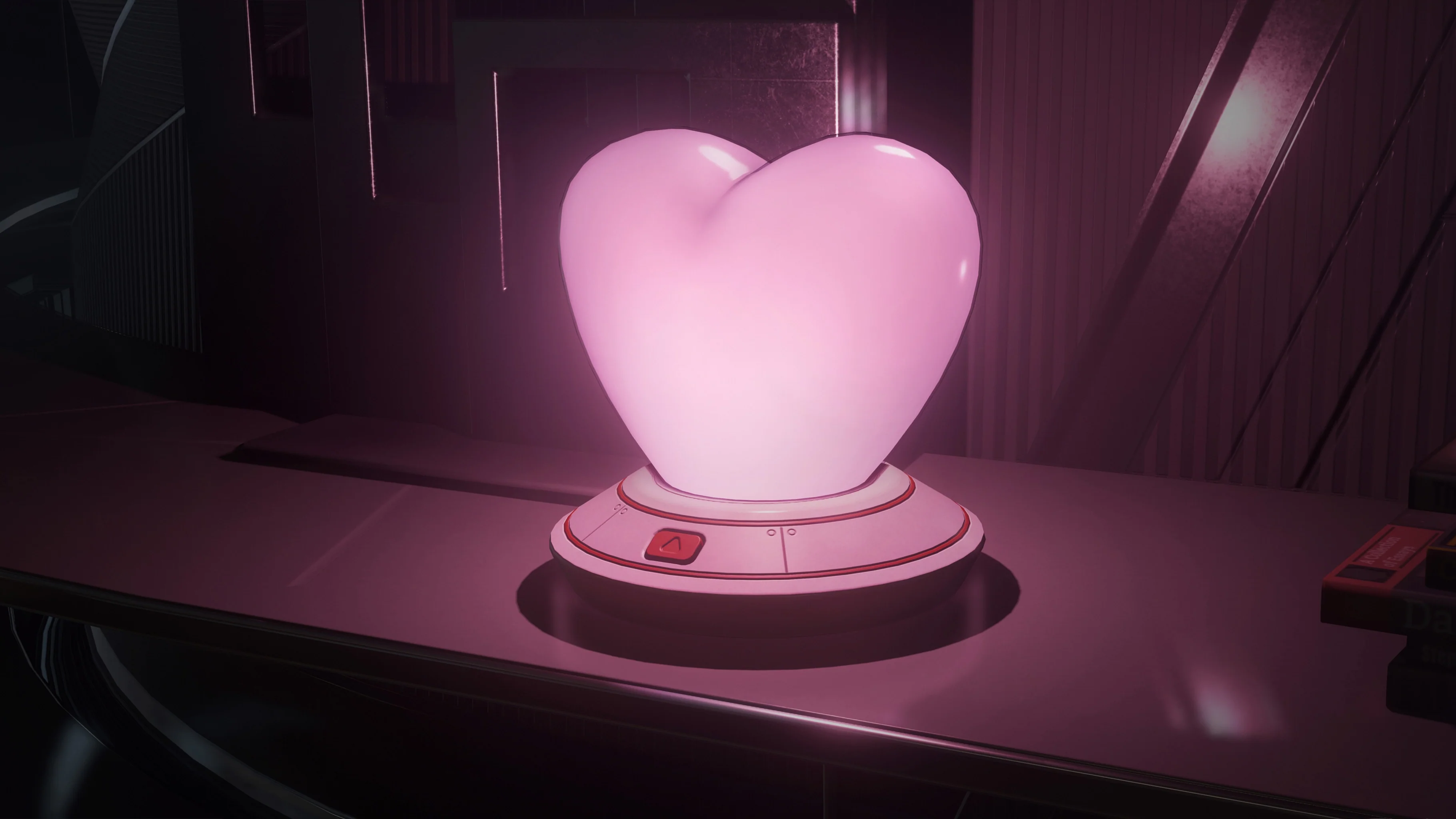 Pink Heart Lamp - Image 2
