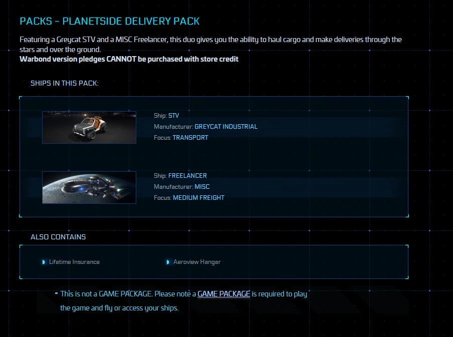 Planetside Delivery Pack (Freelancer + STV) - LTI - Image 2