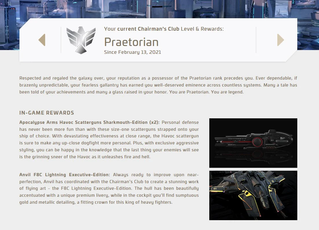 Praetorian Account with both F8C Lightning variants - Image 3