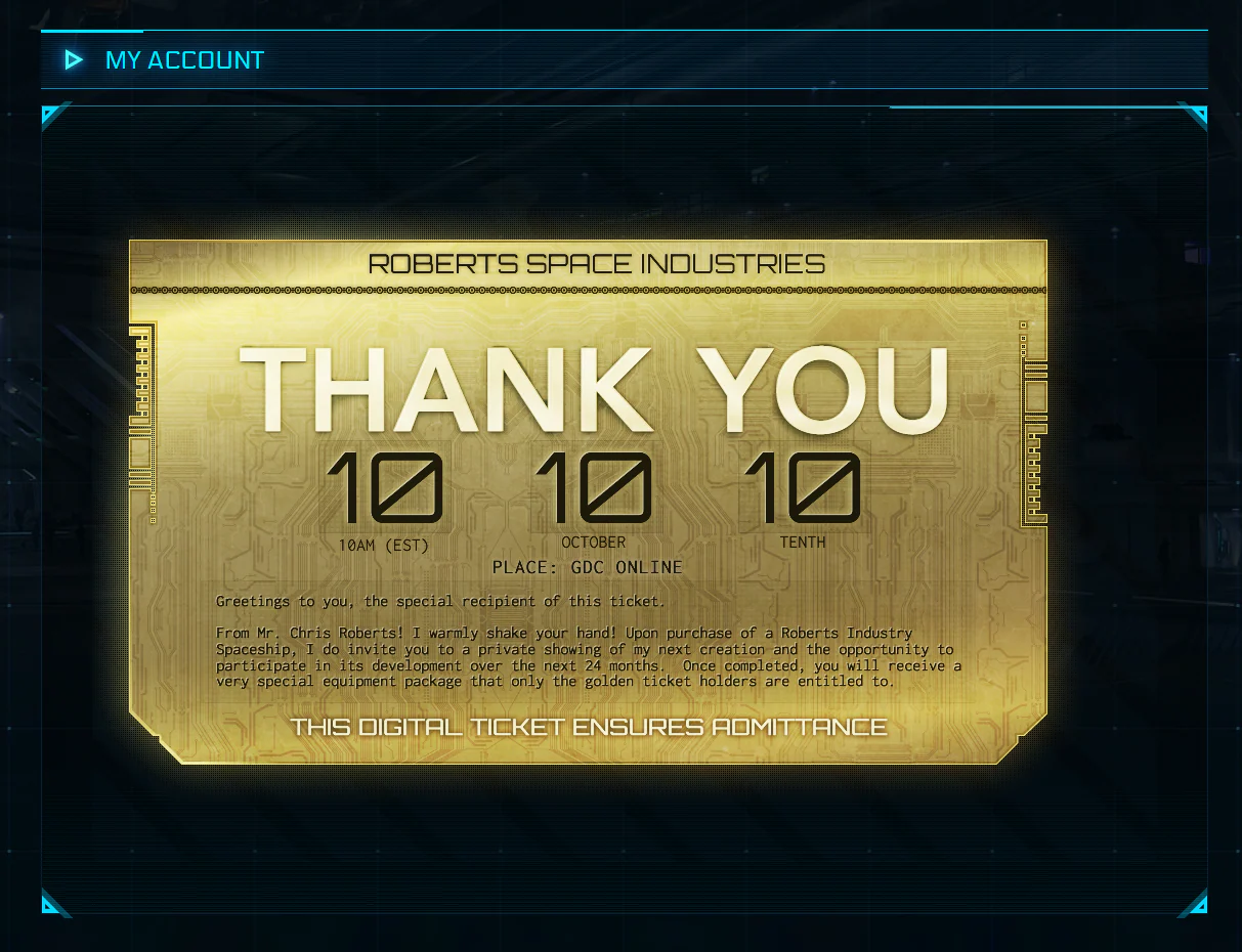 Golden Ticket / Original Backer Account - Image 6
